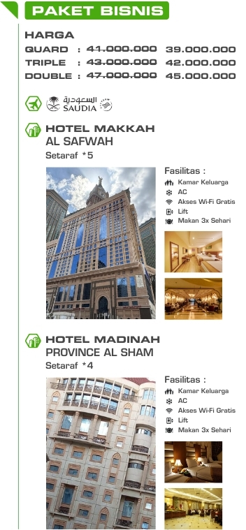 BISNIS (AL SAFWAH & PROVINCE AL SHAM) 12 hari