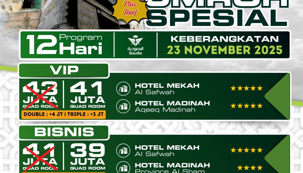 Inilah 4 Waktu Terbaik untuk Melaksanakan Umrah!