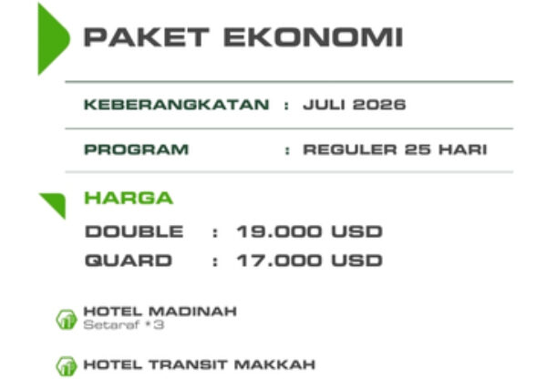 EKONOMI HAJI